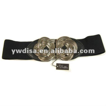 Elegant Black Elastic Belts For Women